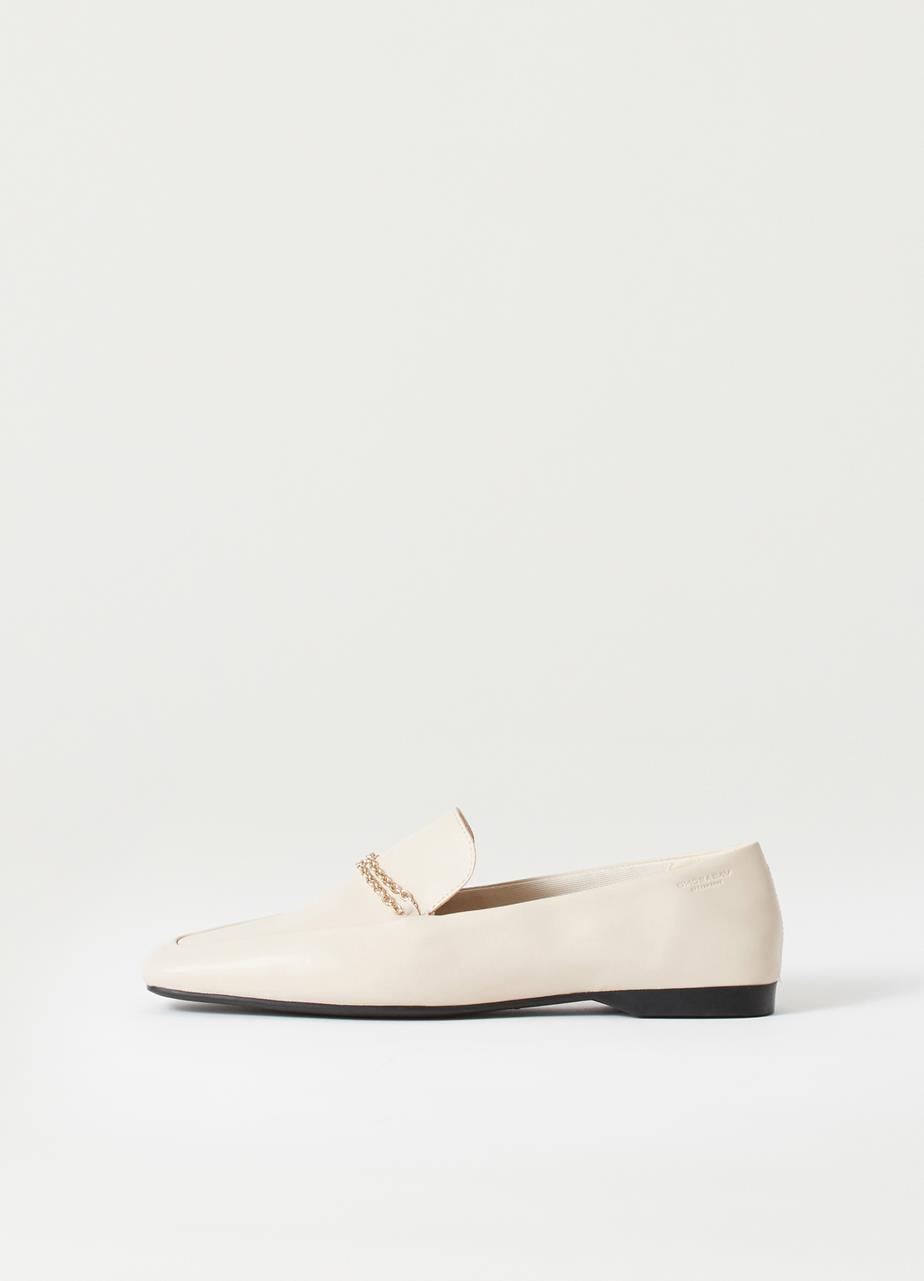 Delia loafers OFF-WHITE LEATHER