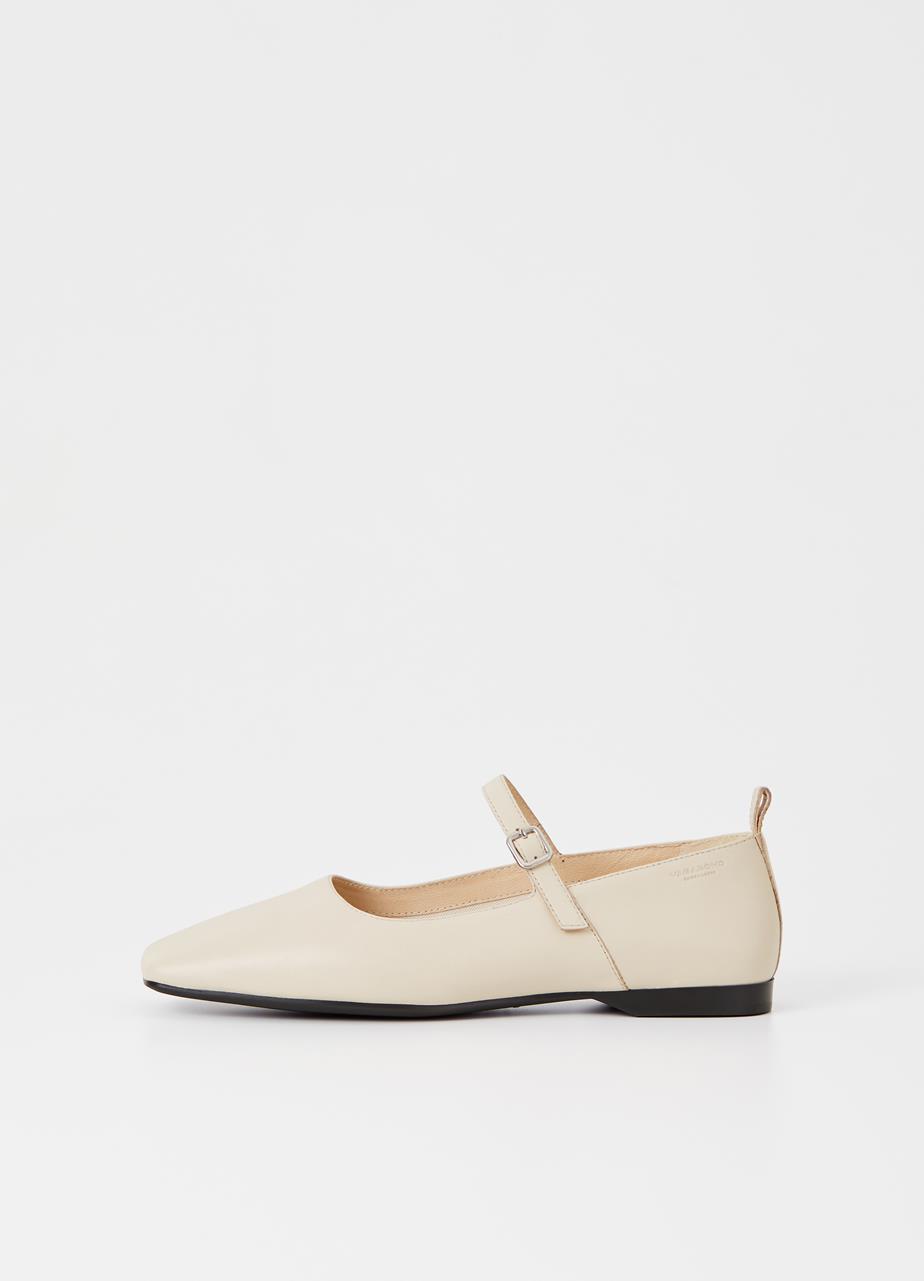 Delia ballet flats OFF-WHITE LEATHER