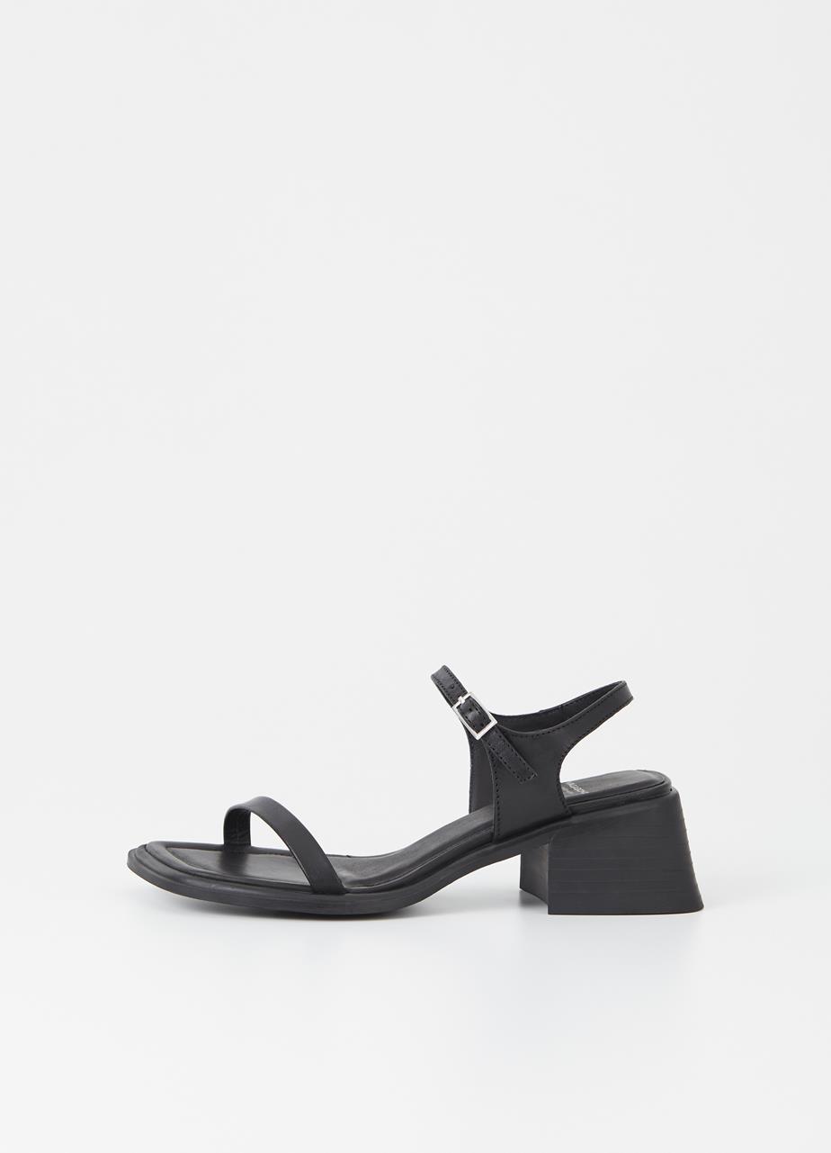 Ines sandals BLACK LEATHER