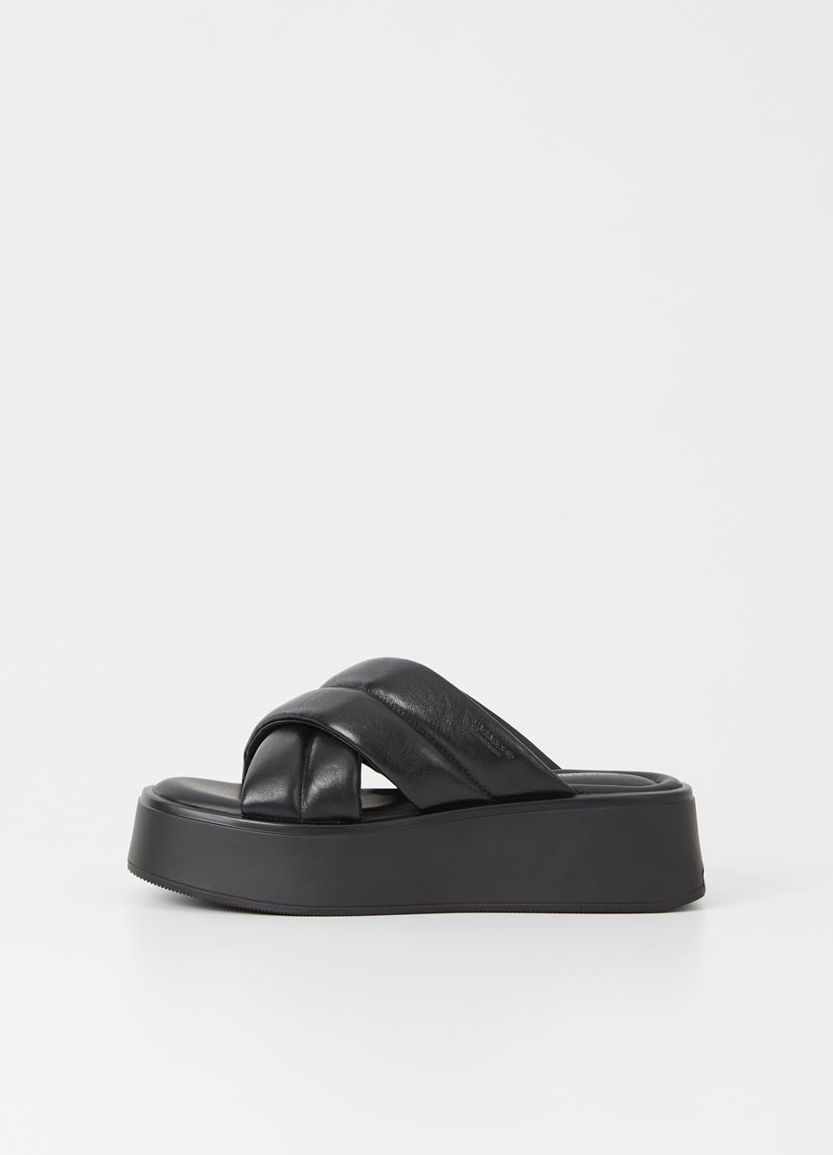 Courtney sandals BLACK LEATHER
