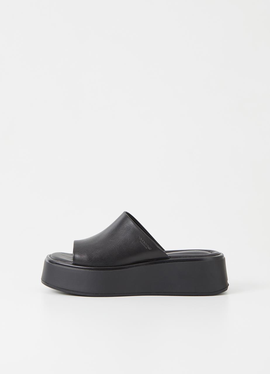 Courtney sandals BLACK LEATHER