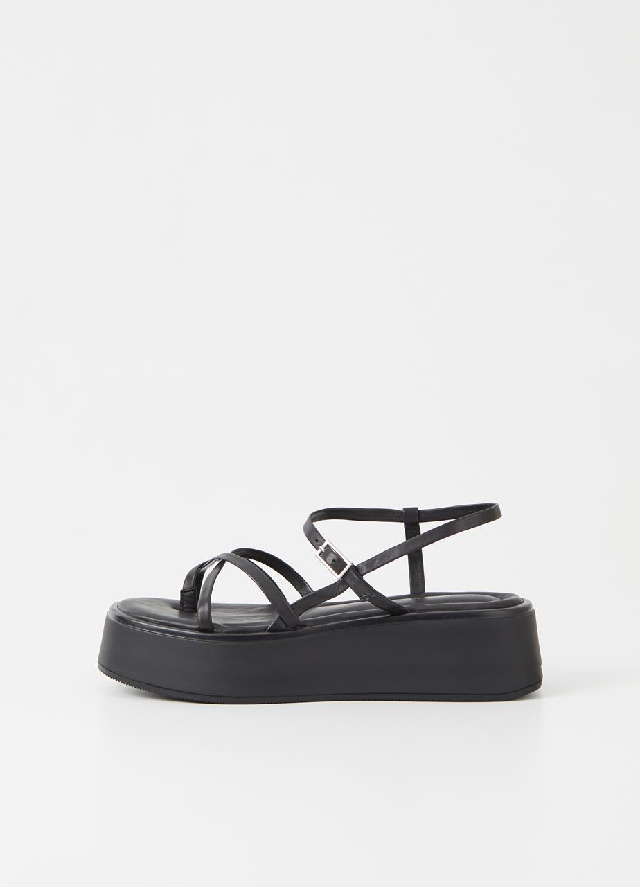Courtney sandals BLACK LEATHER