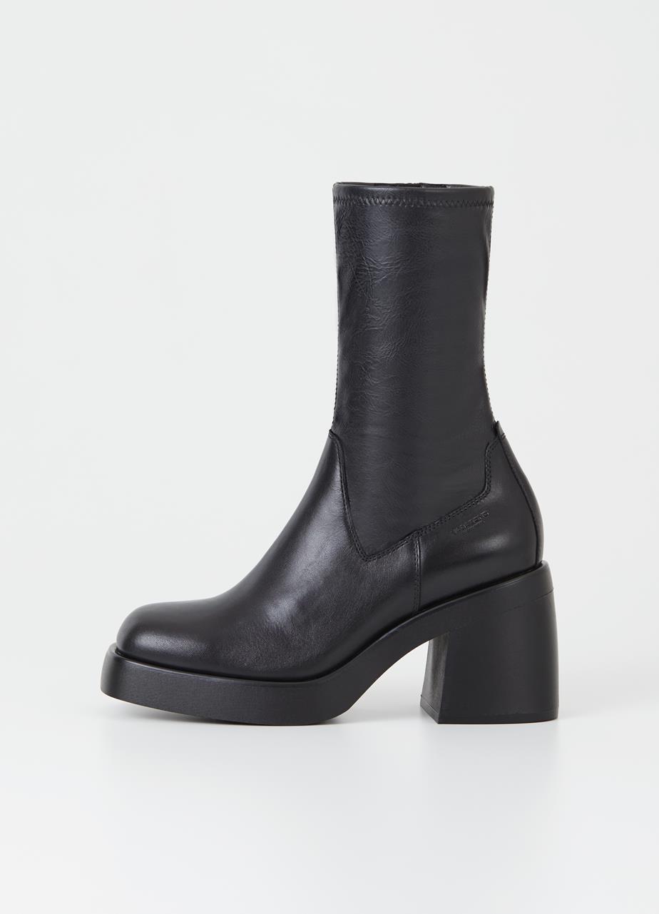 Brooke boots BLACK LEATHER/COMB