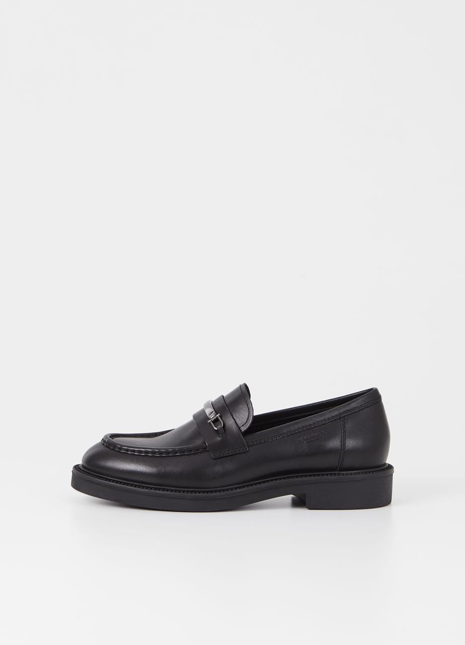 Alex w loafers BLACK LEATHER