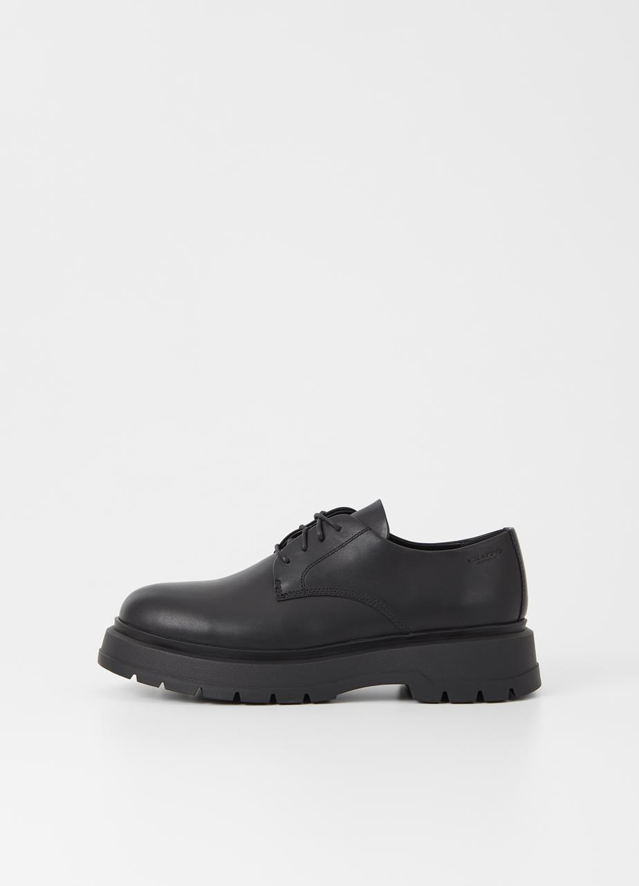 Jeff shoes BLACK LEATHER