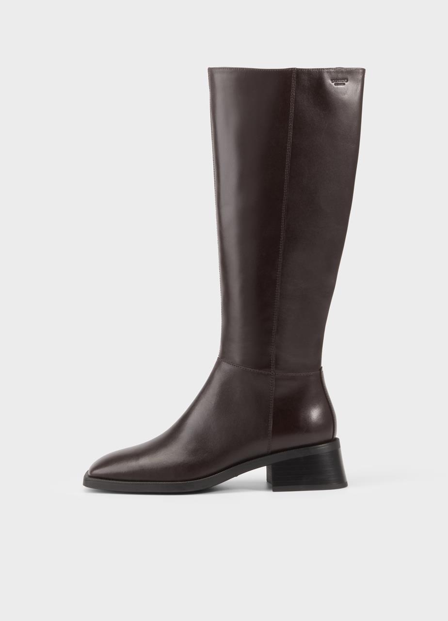 Blanca tall boots DARK BROWN LEATHER