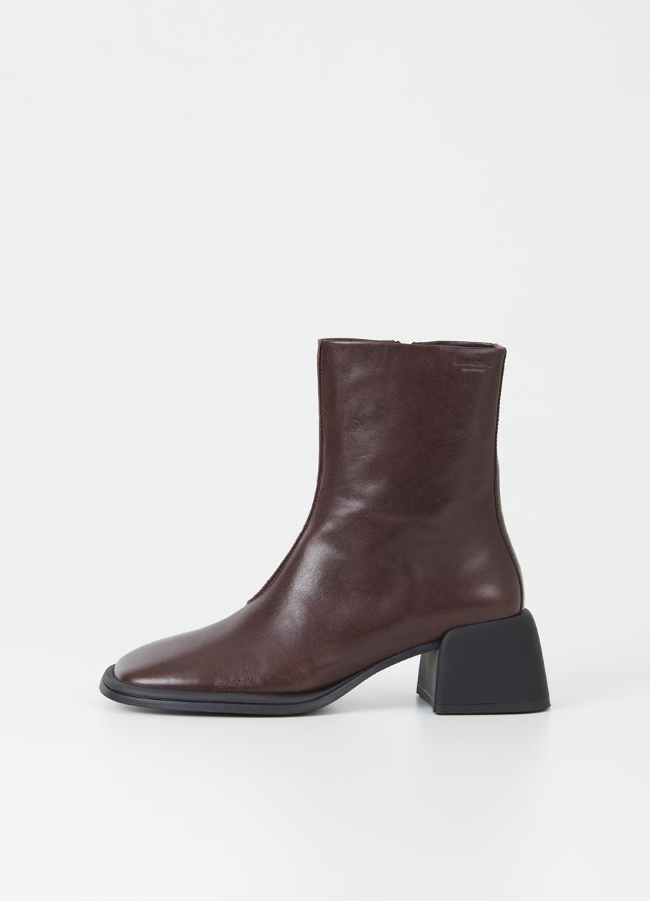 Ansie boots DARK BROWN LEATHER