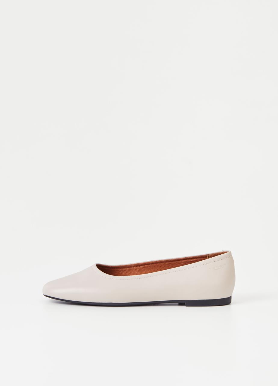 Jolin ballet flats OFF-WHITE LEATHER
