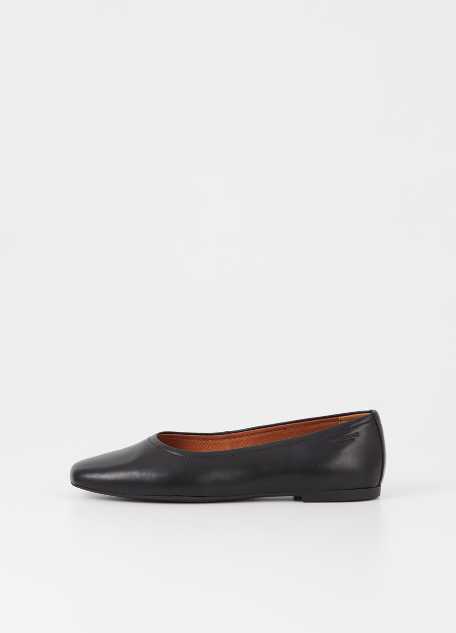 Jolin ballet flats BLACK LEATHER