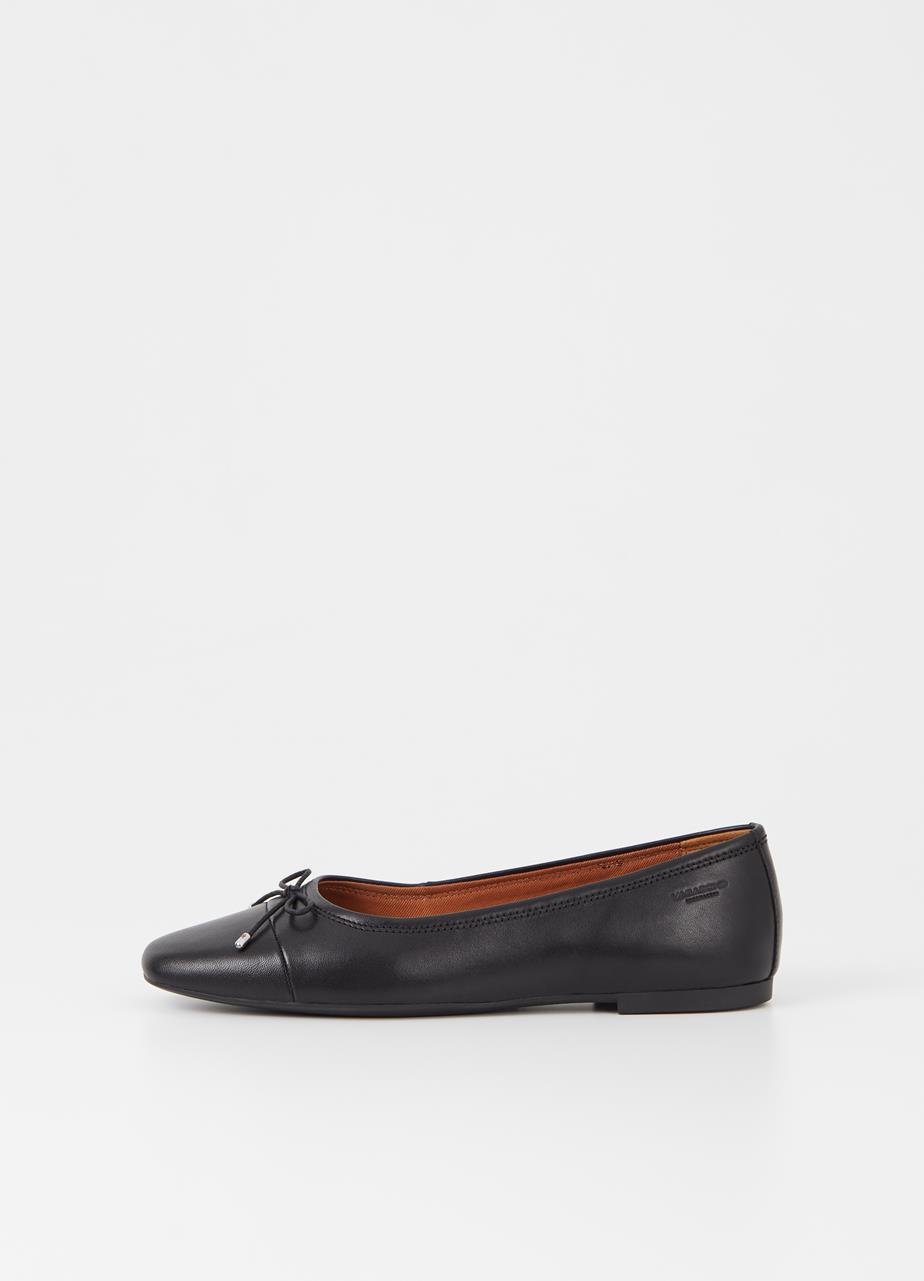 Jolin ballet flats BLACK LEATHER