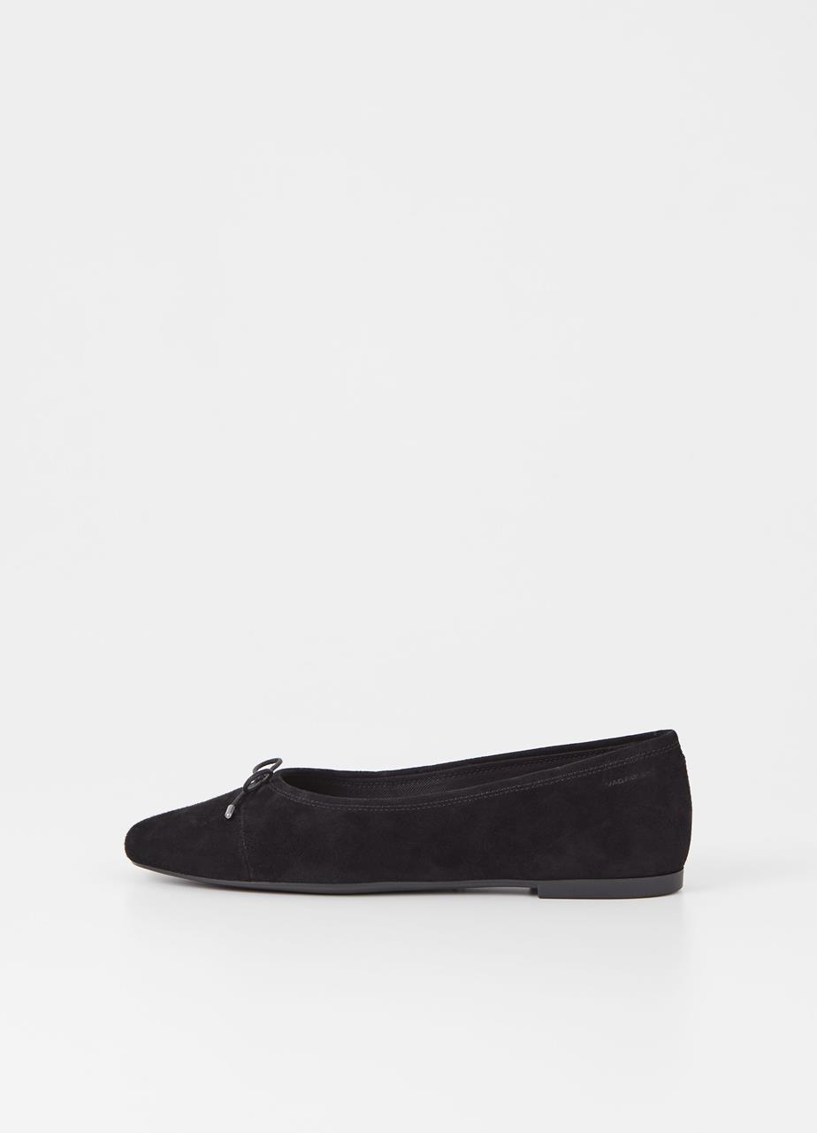 Jolin ballet flats Black suede