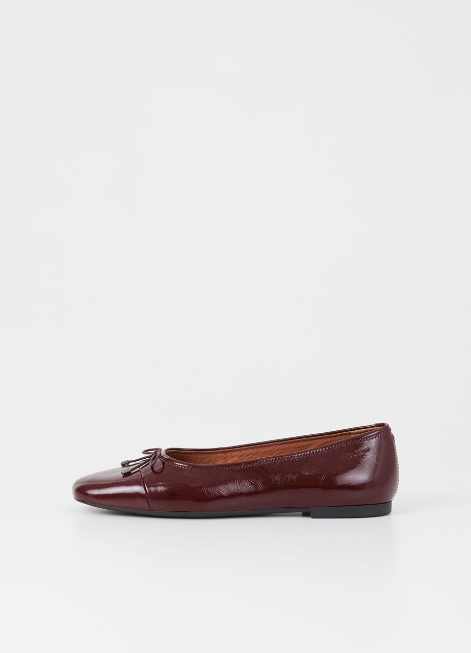 Jolin ballet flats RED PATENT LEATHER