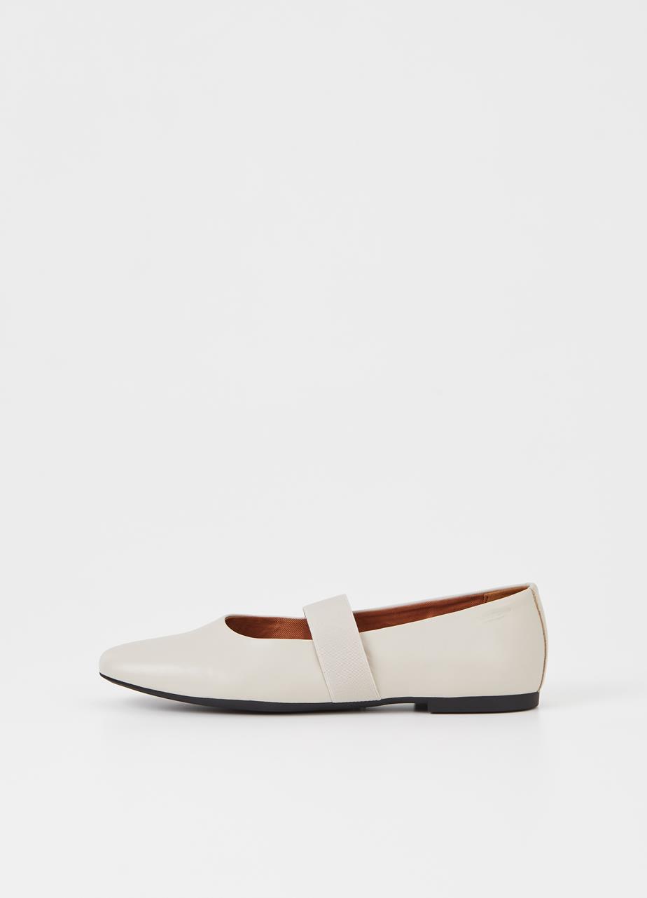 Jolin ballet flats OFF-WHITE LEATHER