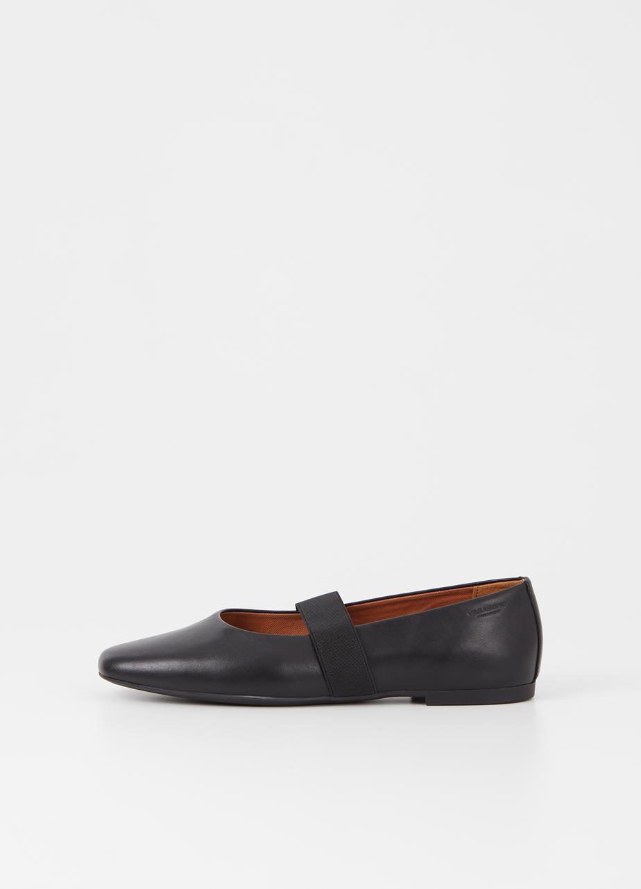 Jolin ballet flats BLACK LEATHER