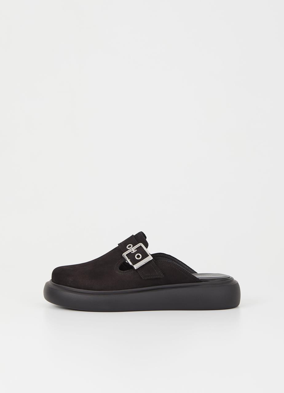 Blenda mules BLACK NUBUCK
