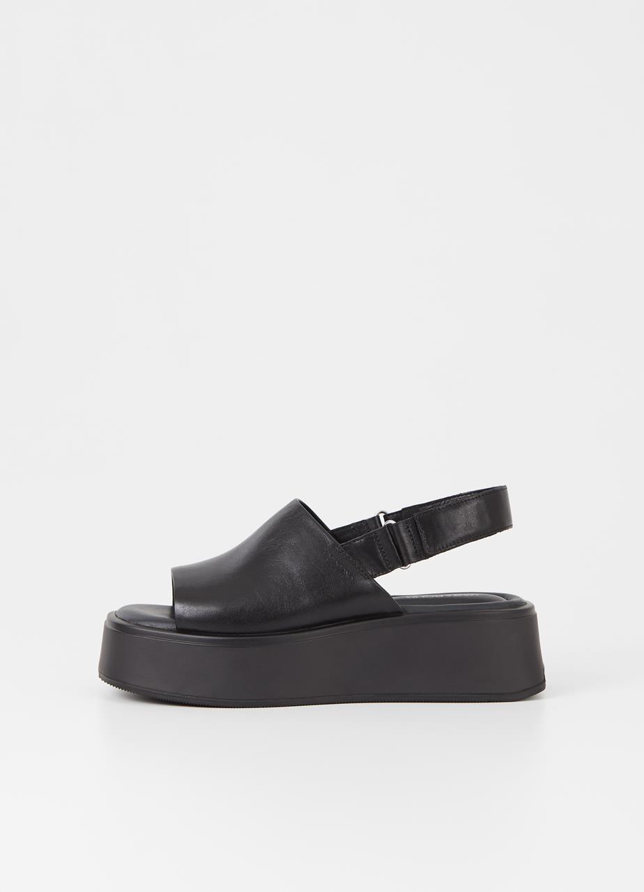 Courtney sandals BLACK LEATHER