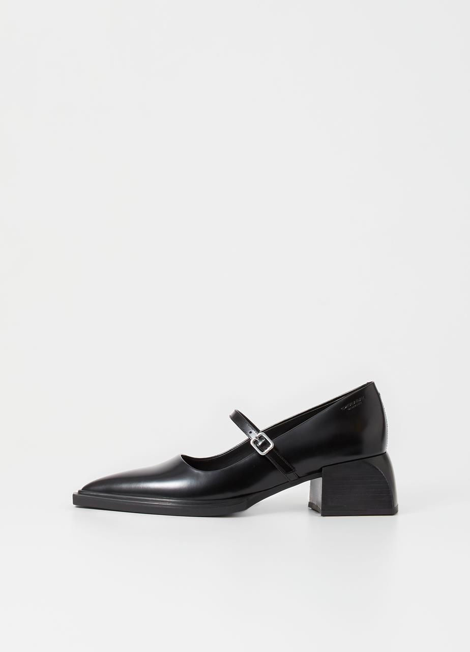 Vivian pumps BLACK POLISHED LEATHER