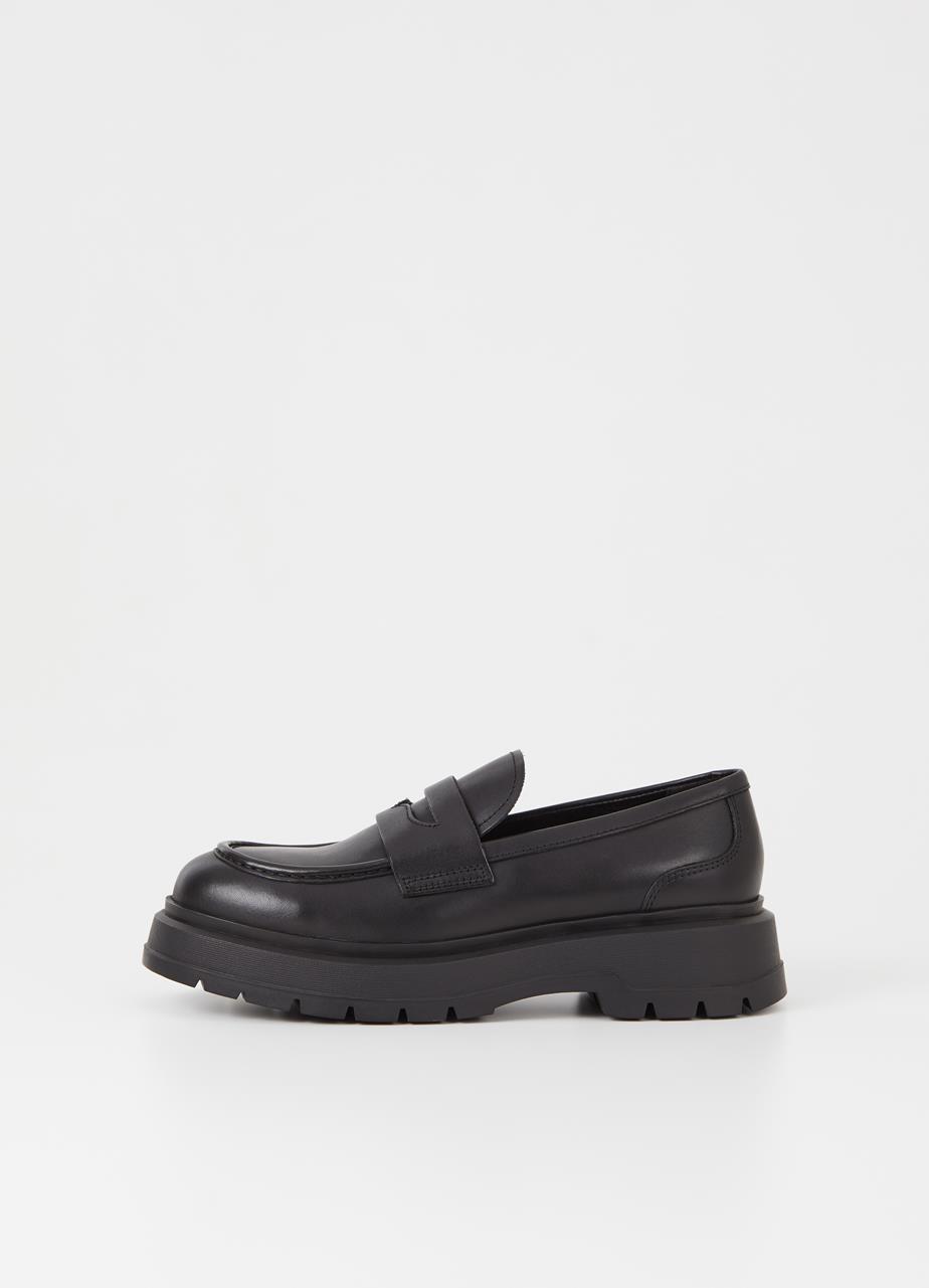 Jeff loafers Black leather