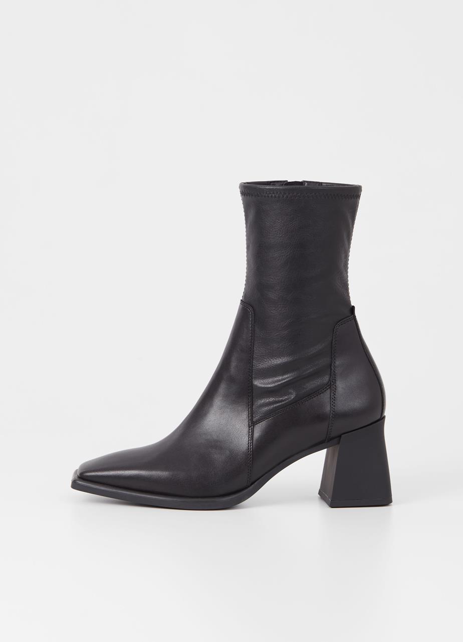 Hedda boots BLACK LEATHER/COMB