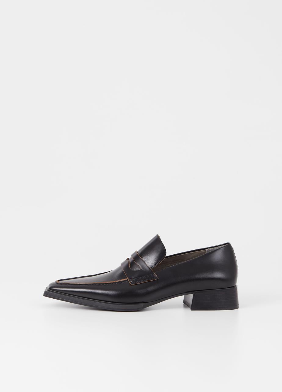Eida loafers Black, Leather