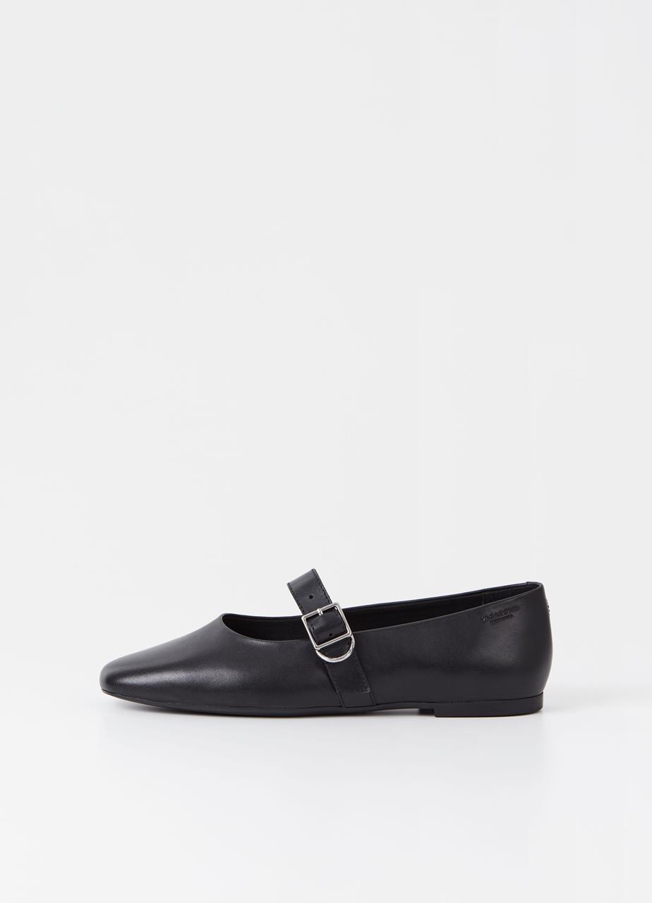 Jolin ballet flats BLACK LEATHER