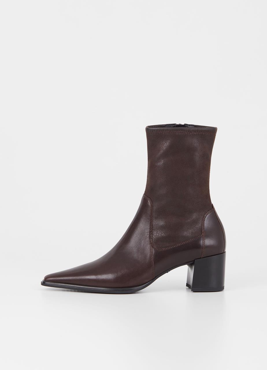 Giselle boots BROWN LEATHER/COMB