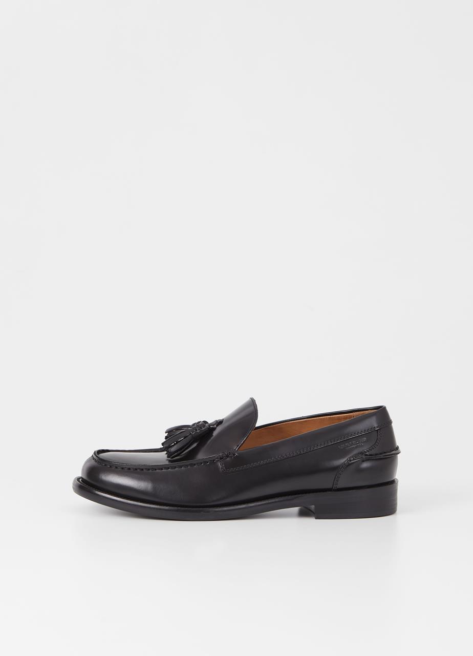 Steven loafers Black polished leather
