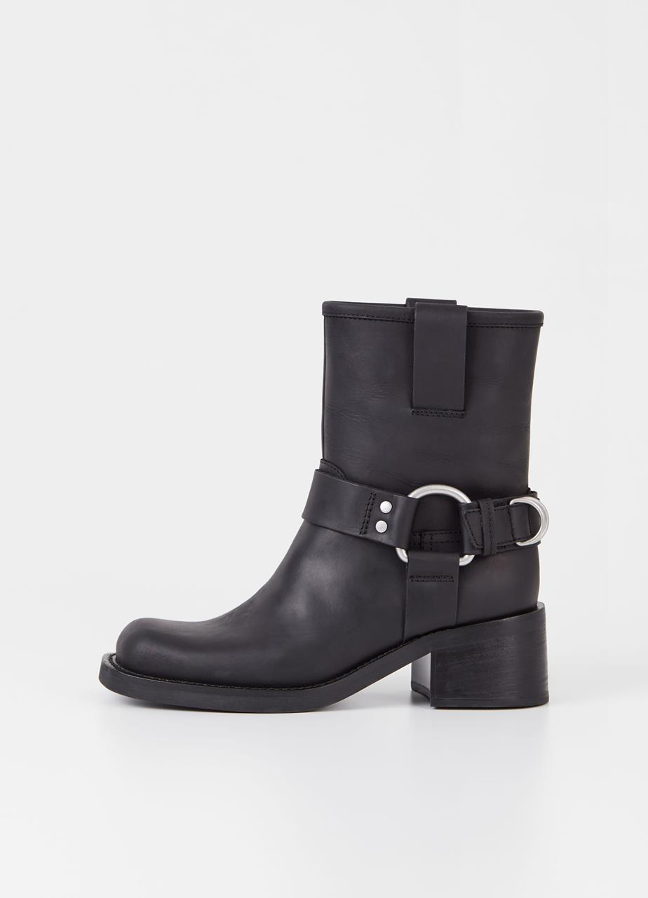Nour boots BLACK LEATHER