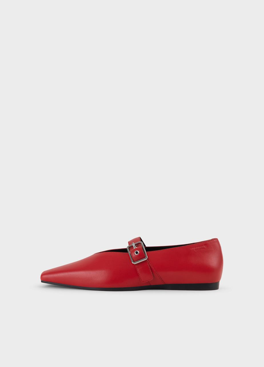 Wioletta ballet flats RED LEATHER