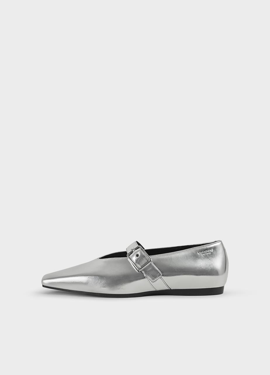 Wioletta shoes SILVER METALLIC LEATHER