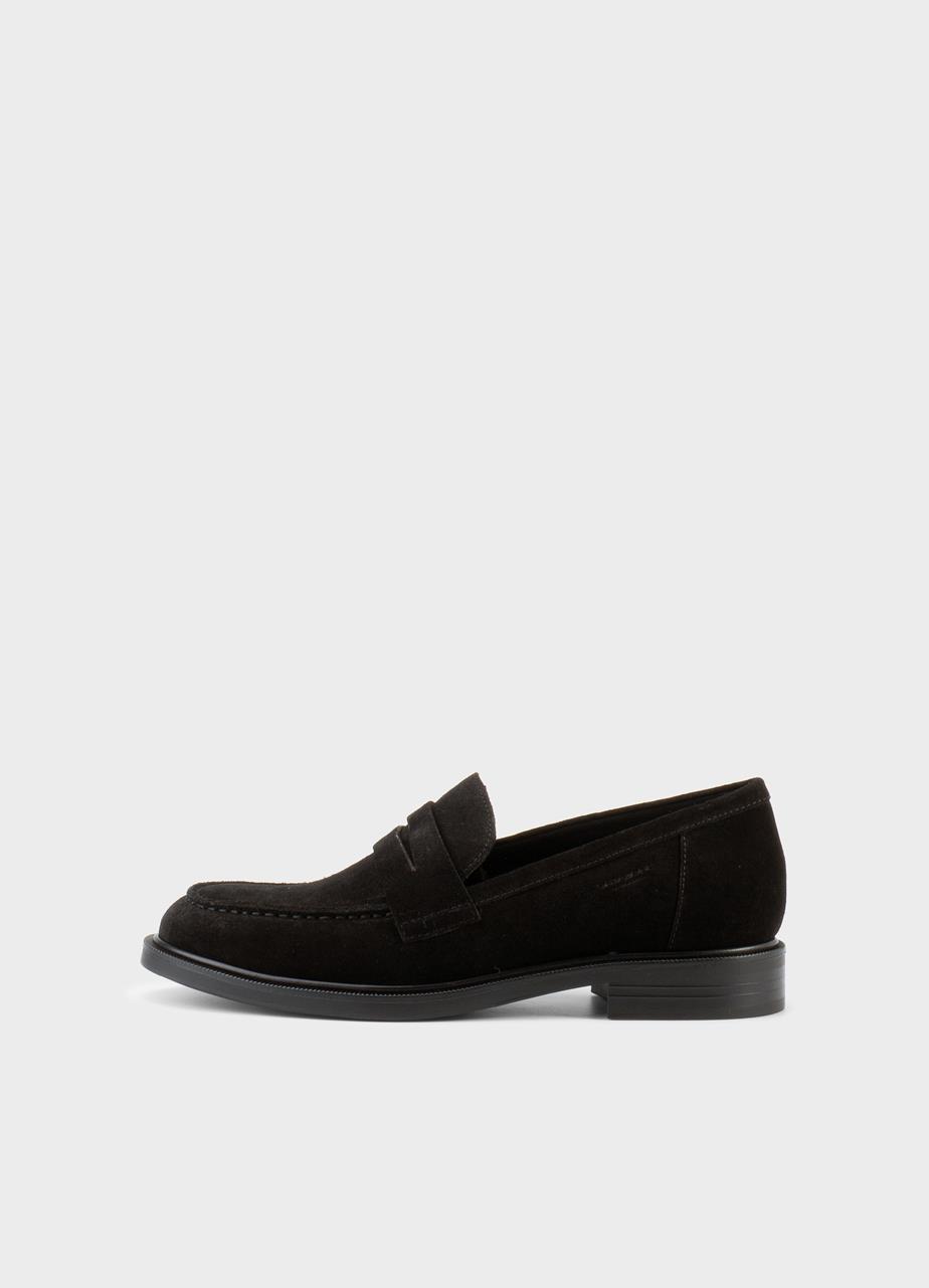 Amina loafers Black, Suede