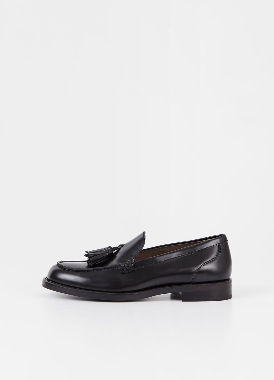Naima loafers BLACK POLISHED LEATHER