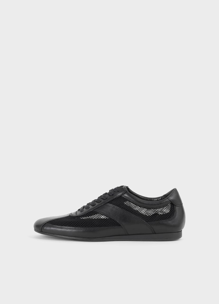 Hillary sneakers BLACK LEATHER/MESH