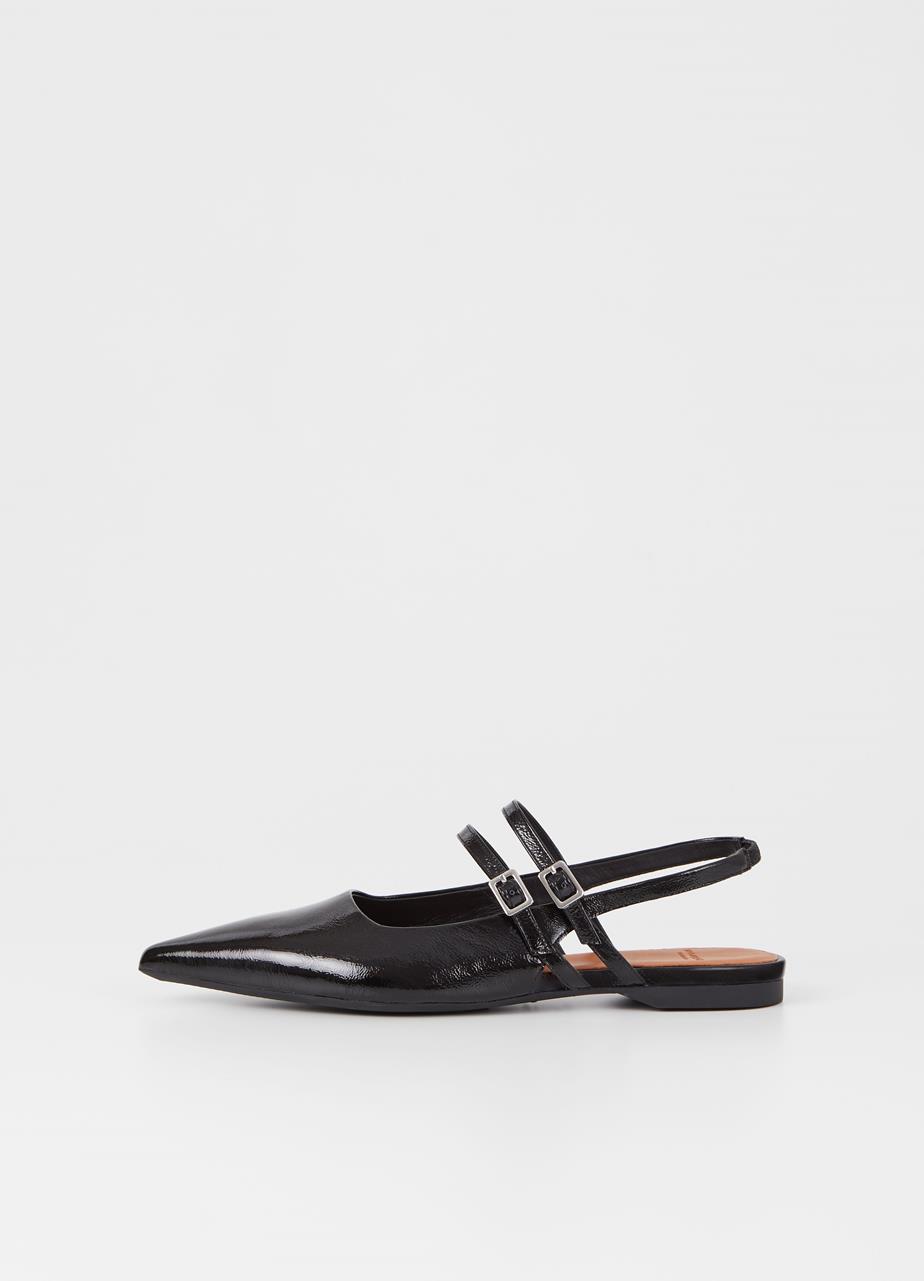 Hermine ballet flats BLACK PATENT LEATHER