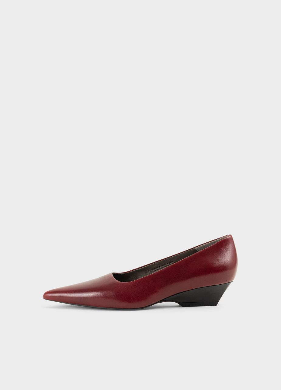 Sonya pumps DARK RED LEATHER