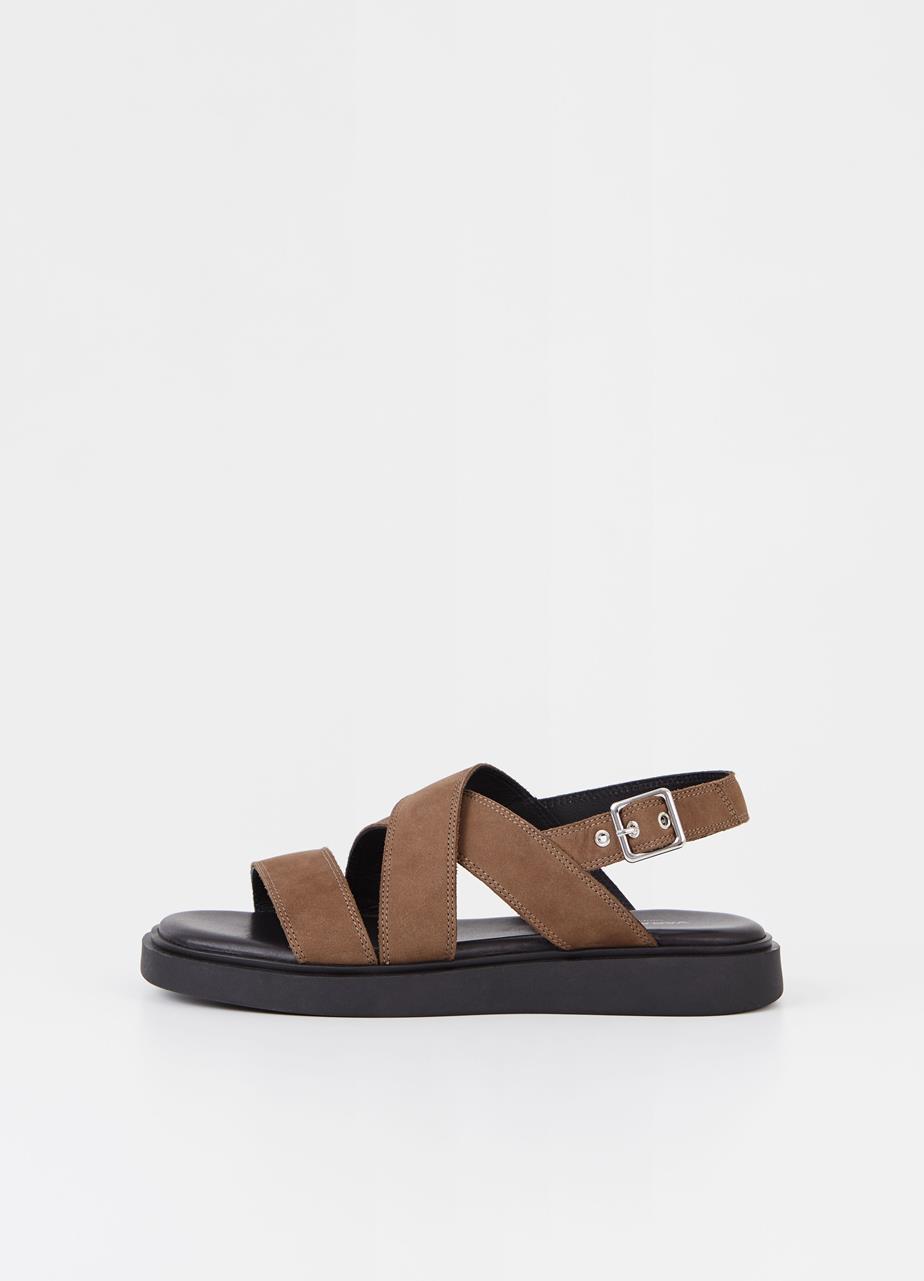 Connie sandals BROWN NUBUCK