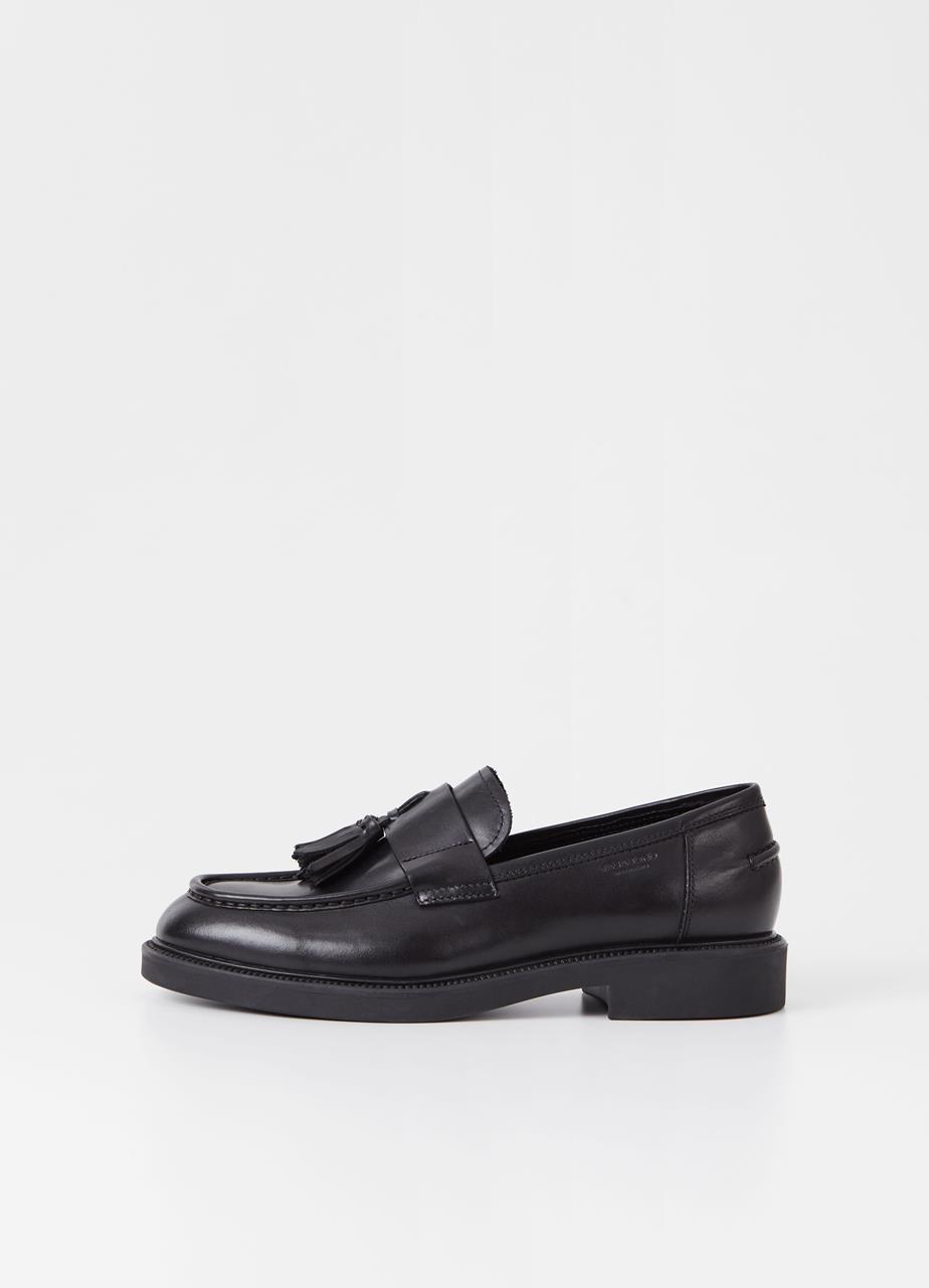 Alex m loafers BLACK LEATHER