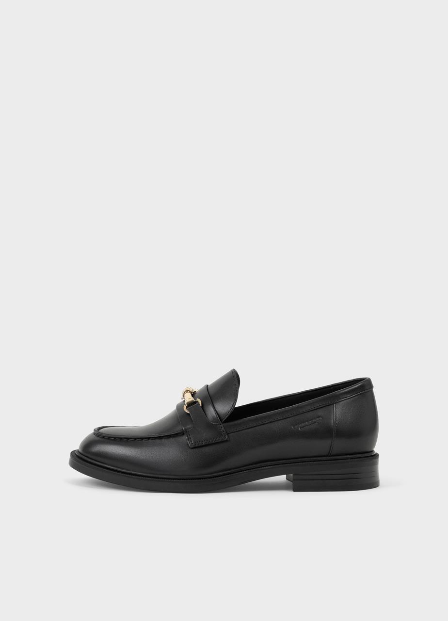 Amina loafers Black, Leather