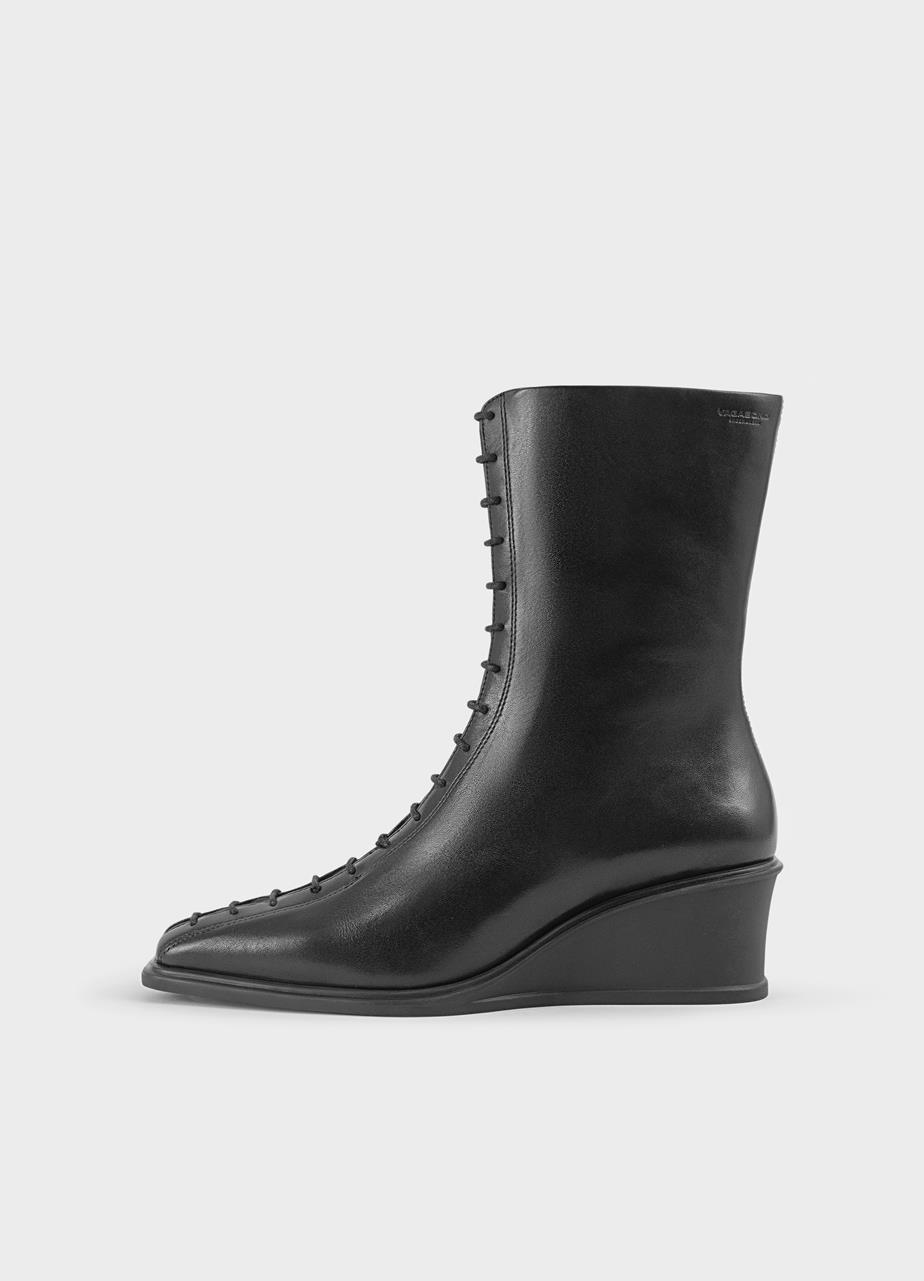 Aino boots BLACK LEATHER