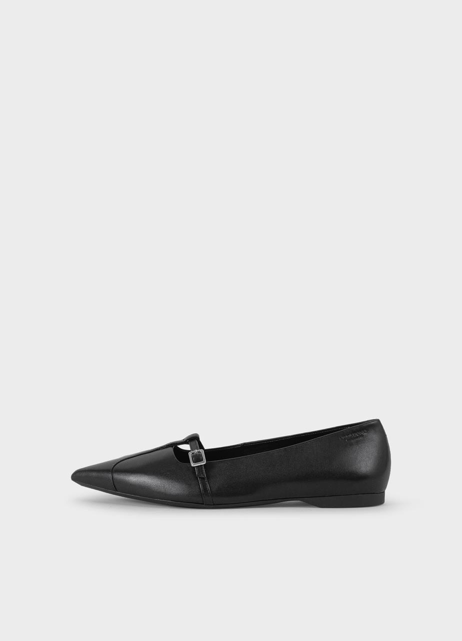 Hermine ballet flats BLACK LEATHER
