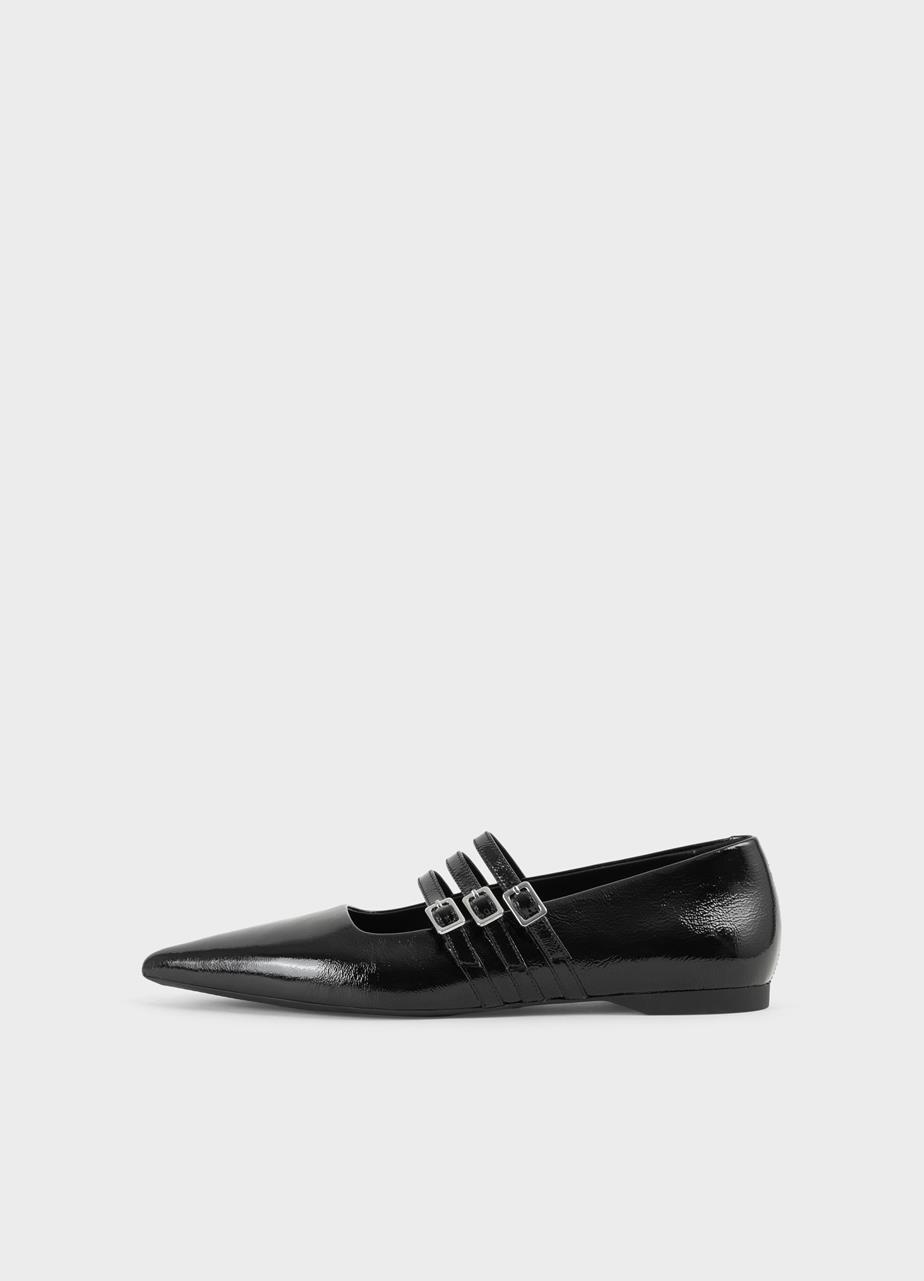 Hermine ballet flats BLACK PATENT LEATHER