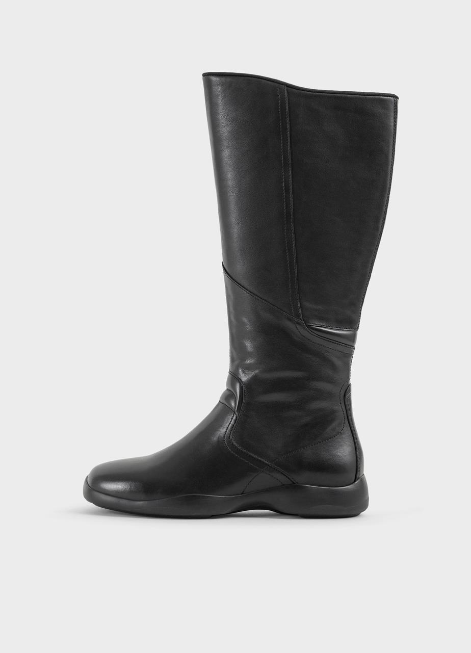 Sky tall boots BLACK LEATHER