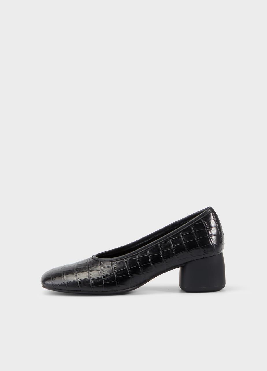 Livia pumps Black embossed leather