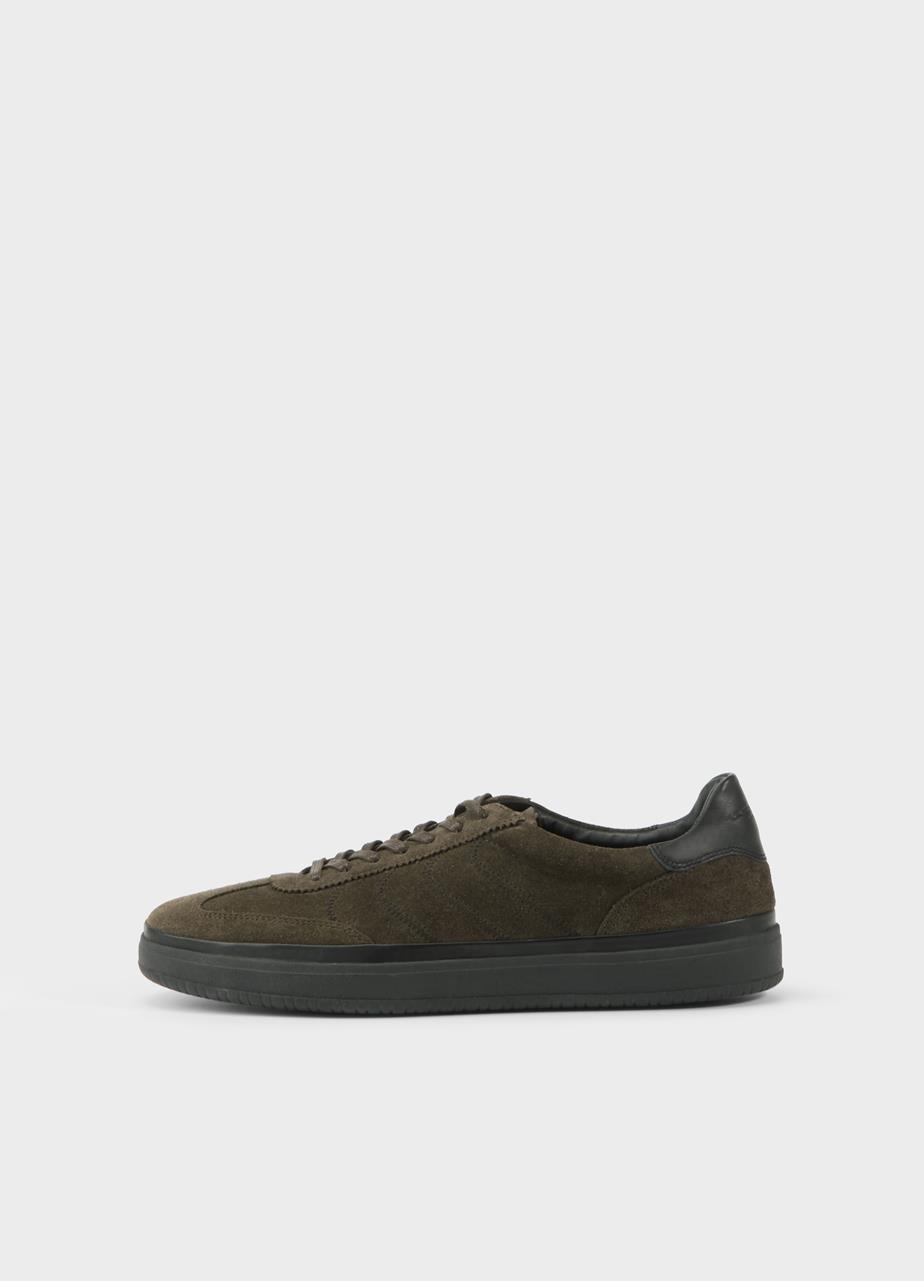 Leo sneakers DARK GREEN SUEDE