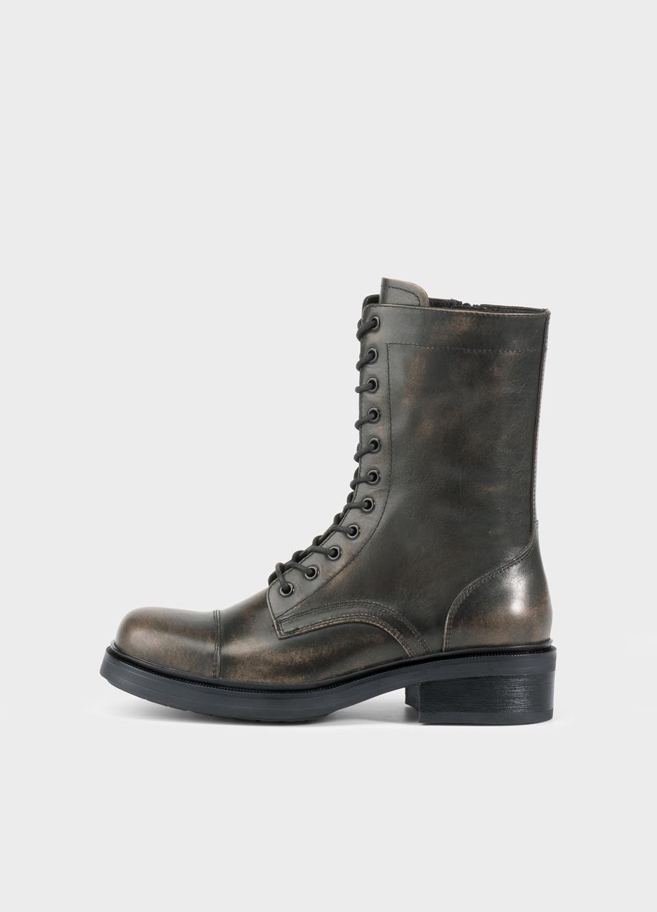 Karlie boots BROWN BRUSH-OFF LEATHER