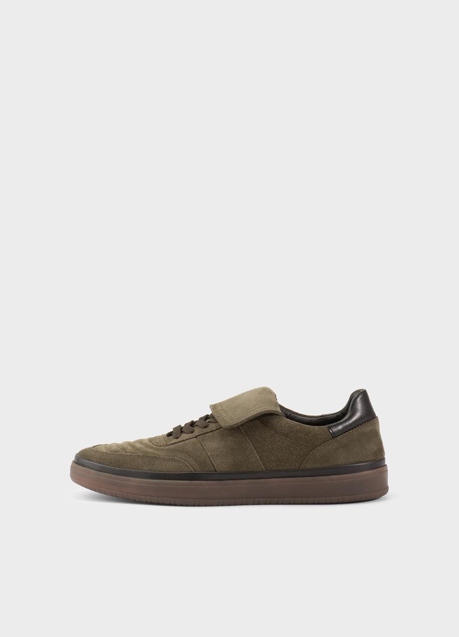 Leo sneakers DARK GREEN SUEDE