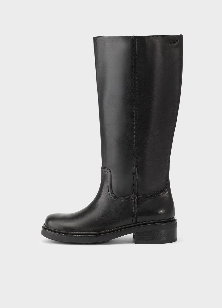Karlie tall boots Black, Leather
