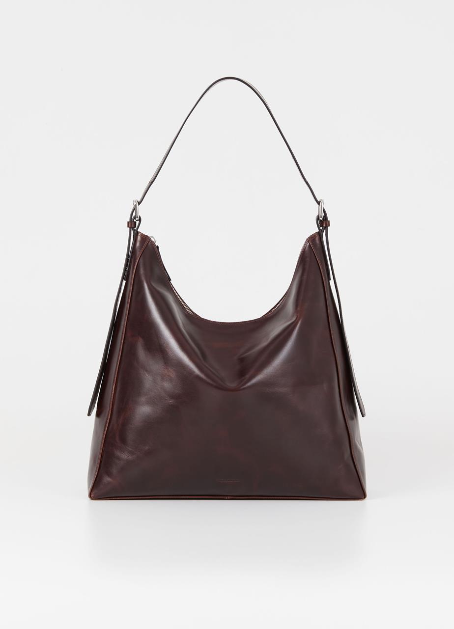 Hilo bag DARK BROWN LEATHER
