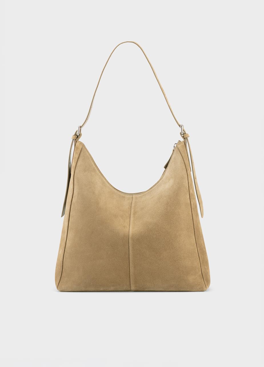 Hilo bag Beige, Suede