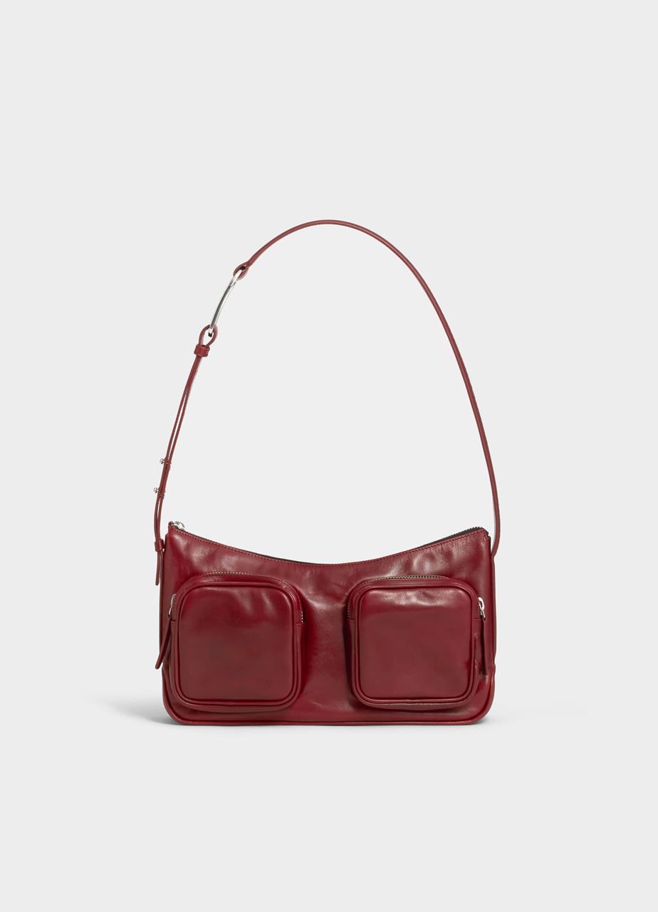 Valence bag DARK RED LEATHER